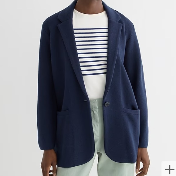 J.Crew Cecile relaxed sweater blazer. XS, Camel - Picture 7 of 7